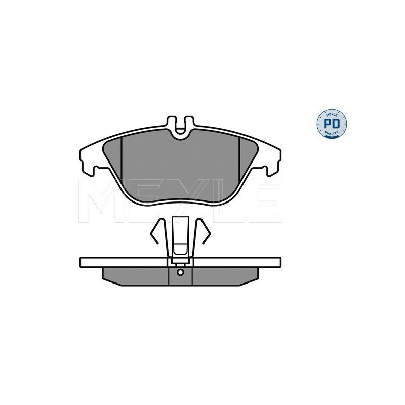 MEYLE 025 242 5317/PD Brake Pads Set Rear for Mercedes C E GLK