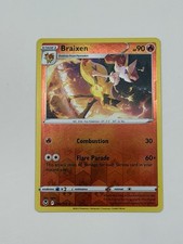 🔥Braixen 026/195 Swsh12: Sword & Shield - Silver Tempest Reverse Holo NM/M!🔥