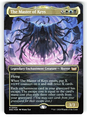 #ad #ad The Master of Keys #4 Borderless NM DSC Foil MTG Magic $2.49