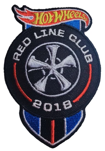 Very Cool - Hot Wheels Red Line Club 2018 Patch - Never Used - FREE Shipping!