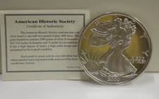 2000 Silver Eagle Design 6 Troy oz. Proof Coin 1/2 Pound Box/COA