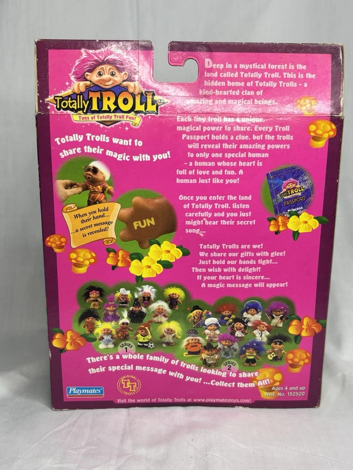 Muñeca Troll De Colección Totally Troll Hocus P. Pocus Wizard Troll Playmates NUEVA 2001 Foto 2 de 2