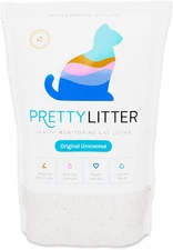 Prettylitter Health Monitoring Cat Litter, Original Unscented Non-Clumping Cryst