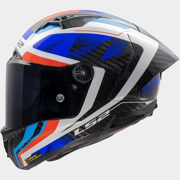 LS2 FF805 Thunder GP Raute Blue Red, photo 2 of 8