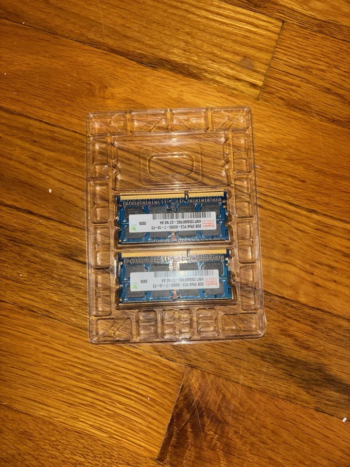 4x 2GB Hynix DDR3 2Rx8 PC3-8500S HMT125S6BFR8C-G7 Laptop RAM – No AA 4 STICKS - Image 2 of 4