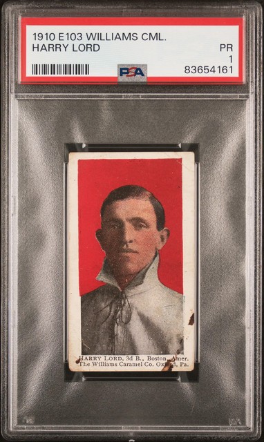 1910 E103 Williams Caramels Harry Lord PSA 1