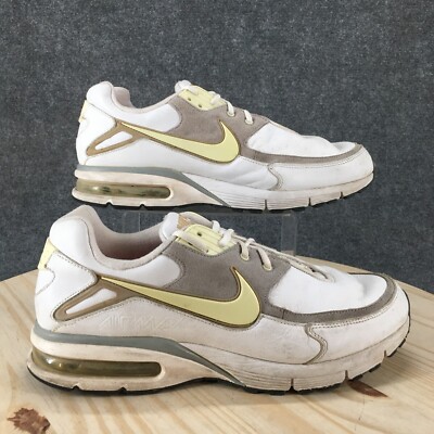 Nike Shoes Mens 14 Air Max Training Sneakers White Leather NO INSOLES 314685-111