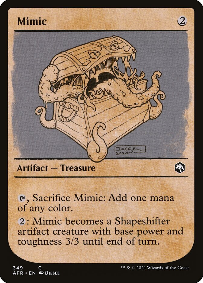 MTG Magic the Gathering Mimic (349/518) Adventures in the