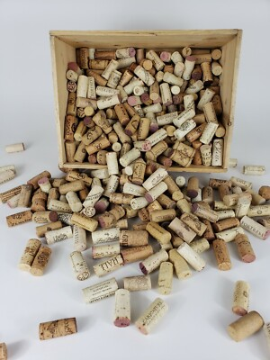 #ad 100 Used Wine Corks Recycled Used Upcycled Great Crafting Condition $12.92