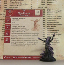 Dungeons and Dragons Miniatures Aberrations - Singles
