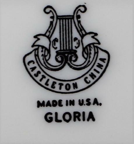 Castleton GLORIA Dinner Plate Made in USA GREAT CONDITION - Picture 4 of 4