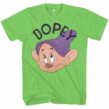 Snow White and Seven Dwarfs Dopey Face T-Shirt