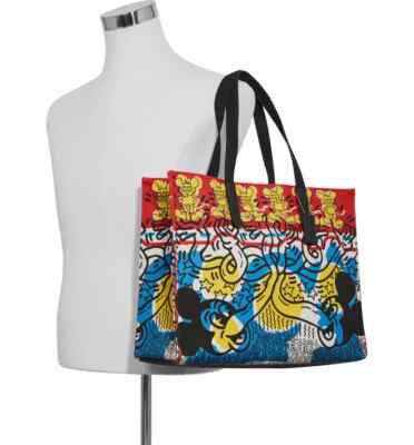 Coach ◆ 5227 Disney mickey mouse x keith haring tote 42 COACH Disney Keith Haring Mickey Mouse Canvas Tote 42 ~NWT