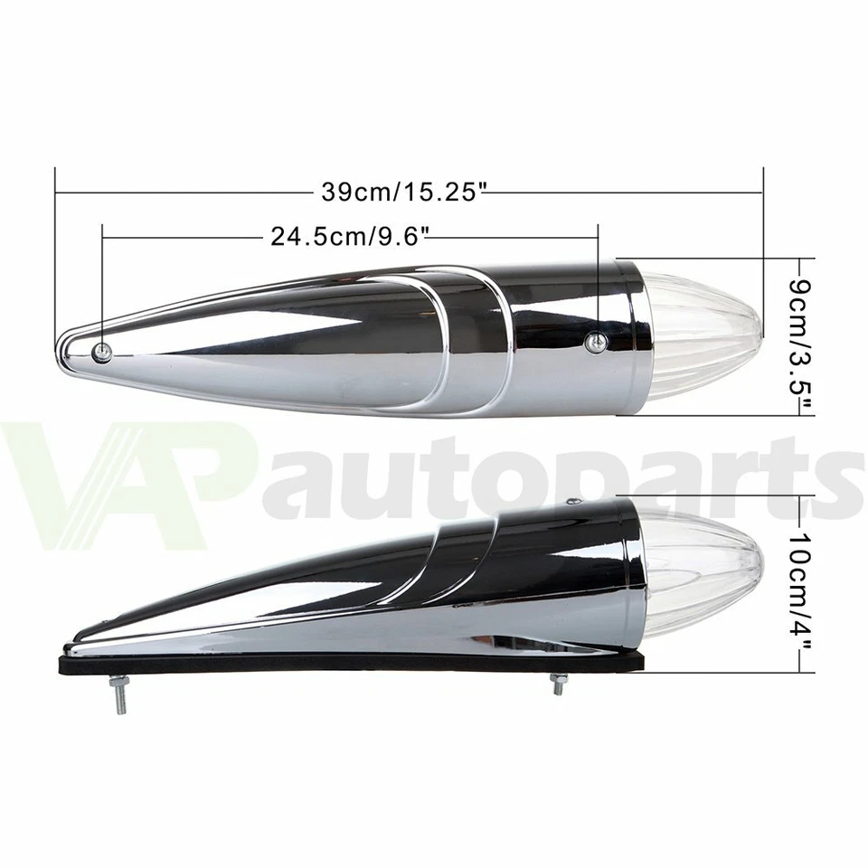 Luces superiores de separación de marcadores de cabina de techo de camión ámbar 17 LED ámbar para Peterbilt Mack 5 un. Foto 2 de 4