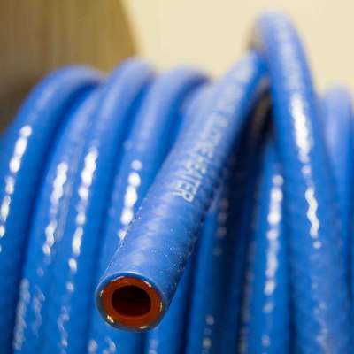 3/8'' ID FlexFab 5526 Blue Silicone Heater Hose 10mm 350F Radiator Coolant .38''