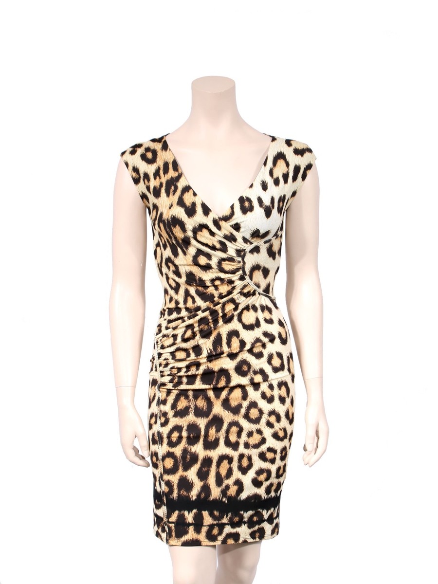 ワンピース ROBERTO CAVALLI LEOPARD DRESS ROBERTO CAVALLI Leopard Dress | eBay