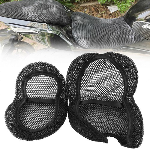 Funda de asiento transpirable de tela de malla antideslizante para motocicleta Kawasaki Ninja 400 - Imagen 4 de 11