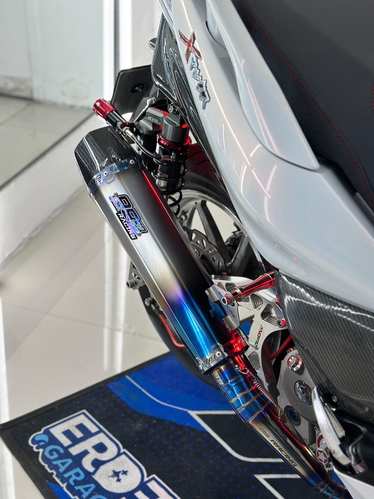 99 Racing Custom Full System Exhaust Pipes for 2017-2023 Yamaha XMAX 250/300cc