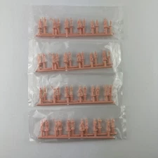 Bachmann HO Scale Plasticville Unpainted People Figures Set of 48 Vintage