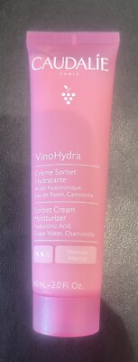 Caudalie VinoHydra Sorbet Cream Moisturizer with Hyaluronic Acid, 60 ml 2oz NEW