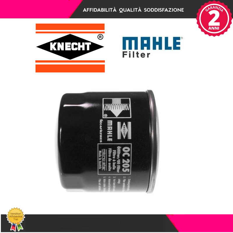 Filtro Olio Motore Knecht OC 51 – Originale, Compatibile Con VW, SEAT, Audi