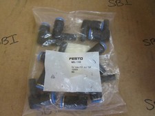 Festo Push-In Connector QSL-10H QSL10H 10 mm Pushlok Tube Lot of 10 New