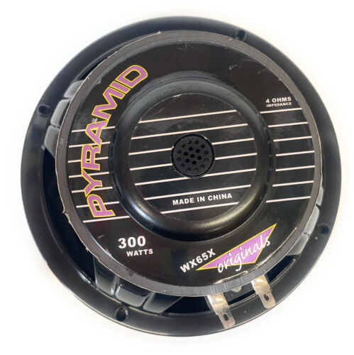 PYRAMID 6.5 300W Car Audio Subwoofer Sub Power Woofer, Black, WX65X - 第 2/4 張圖片