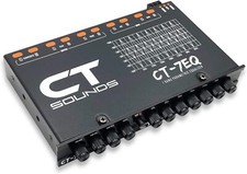 Car Ecualizador Gráfico de 7 bandas Preamplificador de audio Altavoz NUEVO