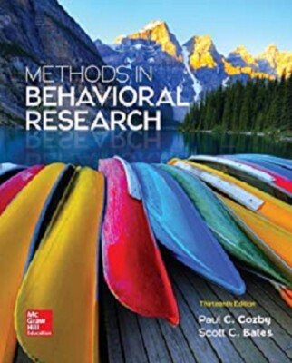 RESEARCH METHODS FOR THE BEHAVIORAL SCIENCES , 5TH EDITION BY CHARLES STANGOR