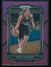 Becky Hammon 2023 Panini Prizm WNBA Purple Prizm /149 #125 HOF