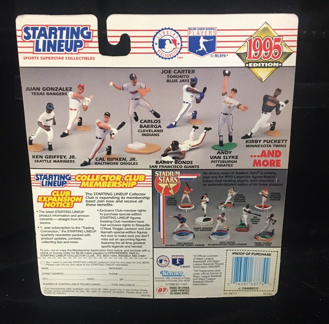Starting Lineup Kenner Extended Series Jose Canseco Action Figure 1995 for sale online | eBay