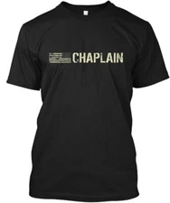 Us Military Chaplain - T-Shirt Made in the USA Size S to 5XL