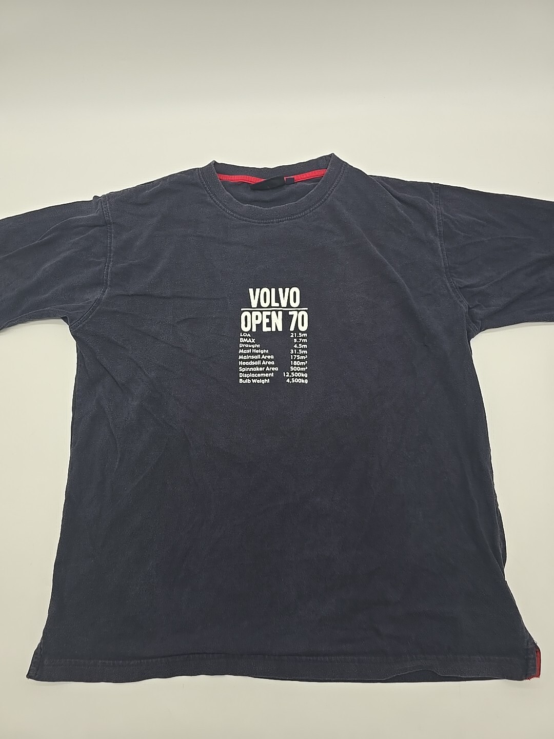 Musto Volvo Open 70 T-Shirt Men Large Blue Sailing..#19224