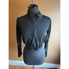 Women's Small Cropped Jacket Balloon Sleeve Guc