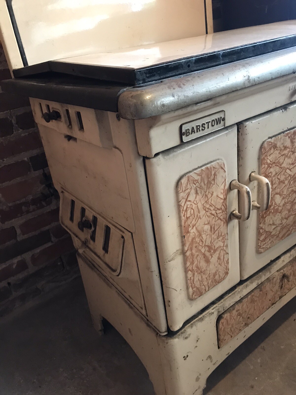 Antique Barstow Cast Iron Stove eBay