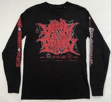 Death Metal Venom Prison Black Long Sleeved T-Shirt Slayer Of Holofernes Size S.