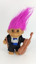 Vintage RUSS TROLL DOLL Purple Hair