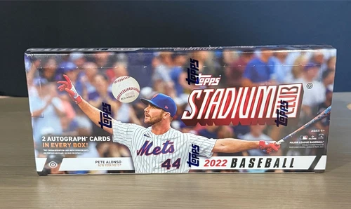 2022 TOPPS STADIUM CLUB BASEBALL FACTORY SEALED HOBBY BOX MLB
