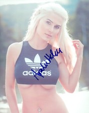 Amalie Helene Signed Autographed 8x10 Photo Model COA