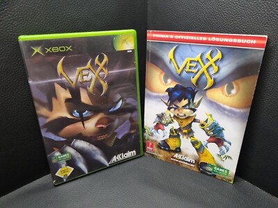 Xbox Vexx + Lösungsbuch   Zustand Gut   Ink. Anleitung   OVP   Komplett  
