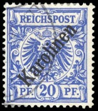 Deutsche Kolonien Karolinen, 1899, 4 I, gestempelt