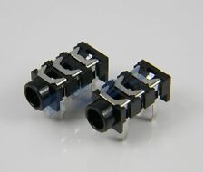 20pcs 3.5mm 5Pin Stereo Headphone Jack Earphone Socket Black