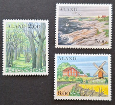 Aland Islands: SG17-19; 1985 Aland Scenes complete unmounted mint (MNH) set