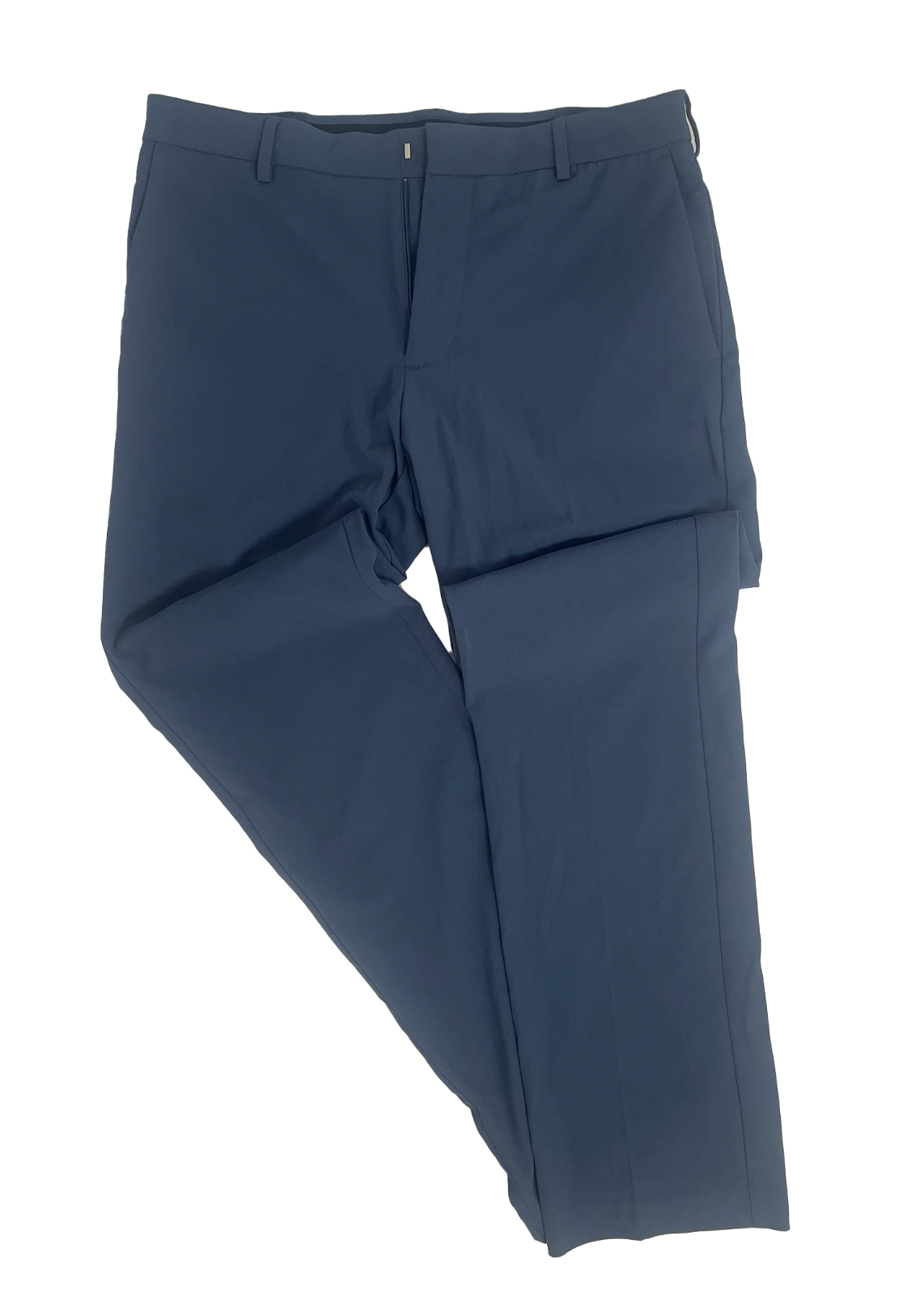 Van Heusen Flex Straight Dress Pants Men's Size 32X32 Blue Flat Front Casual