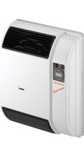 ROBUR Stufa a Gas Metano Parete Ventilato 2.3 kW Supercromo 3002