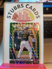 2021 Panini Mosaic Baseball Will To Win #WTW6 Bryan Reynolds Green Prizm SP