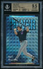 1997 Finest MATT WILLIAMS Embossed Silver Refractor *Indians* BGS 9.5