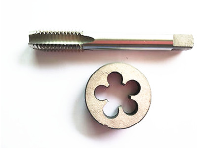 1pc HSS Machine 7//16-16 UN Plug Tap and 1pc 7//16-16 UN Die Threading Tool