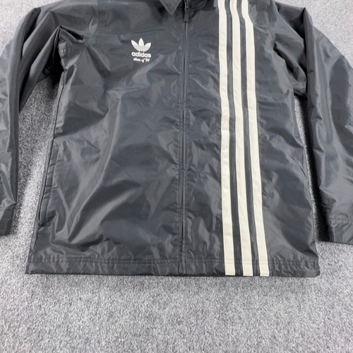 Adidas Snowboard Civilian Jacket Mens Medium Black Full Zip Pockets Class of 94 - Picture 7 of 15