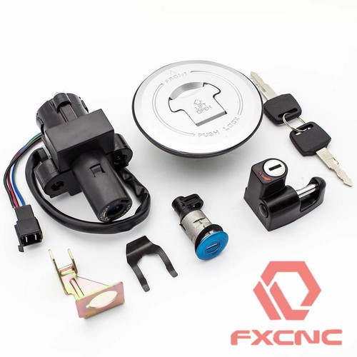 For Honda CBR250 2011-2013 Ignition Fuel Gas Cap Cover Helemt Seat Lock Key Set - Picture 3 of 9